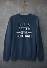 Load image into Gallery viewer, Life Football Unisex Sweatshirt for Men/Women-Navy Blue-Ektarfa.online