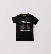 Load image into Gallery viewer, Cycling Kids T-Shirt for Boy/Girl-Black-Ektarfa.online