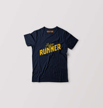 Load image into Gallery viewer, Runner Running Kids T-Shirt for Boy/Girl-Navy Blue-Ektarfa.online