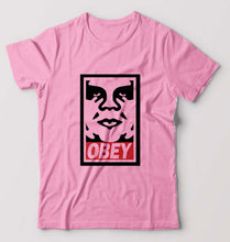 Load image into Gallery viewer, Obey T-Shirt for Men-Light Baby Pink-Ektarfa.online
