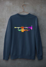 Load image into Gallery viewer, Trumpet Unisex Sweatshirt for Men/Women-Navy blue-Ektarfa.online