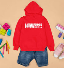 Load image into Gallery viewer, Battlegrounds Mobile India (BGMI) Kids Hoodie for Boy/Girl-Red-Ektarfa.online