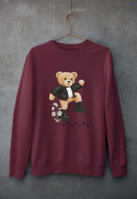 Load image into Gallery viewer, Domrebel Taddy Unisex Sweatshirt for Men/Women-Maroon-Ektarfa.online