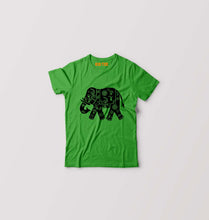 Load image into Gallery viewer, Elephant Kids T-Shirt for Boy/Girl-Flag Green-Ektarfa.online