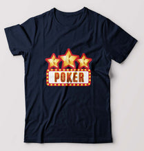 Load image into Gallery viewer, Poker T-Shirt for Men-Navy Blue-Ektarfa.online