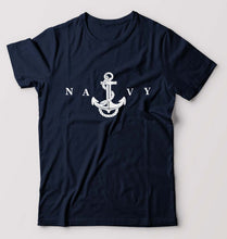 Load image into Gallery viewer, NAvy Army T-Shirt for Men-Navy Blue-Ektarfa.online