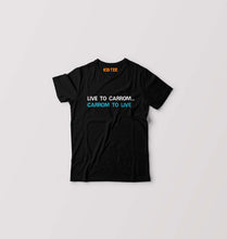 Load image into Gallery viewer, Carrom Kids T-Shirt for Boy/Girl-Black-Ektarfa.online