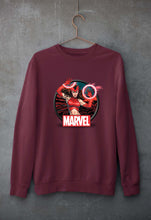 Load image into Gallery viewer, Scarlet Witch Wanda Unisex Sweatshirt for Men/Women-maroon-Ektarfa.online