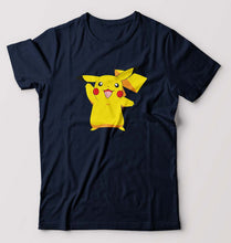 Load image into Gallery viewer, Pikachu T-Shirt for Men-Navy Blue-Ektarfa.online