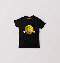 Load image into Gallery viewer, Angry Emoji Kids T-Shirt for Boy/Girl-Black-Ektarfa.online