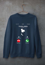 Load image into Gallery viewer, Thailand Calling Unisex Sweatshirt for Men/Women-Navy blue-Ektarfa.online