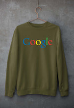 Load image into Gallery viewer, Google Unisex Sweatshirt for Men/Women-Olive Green-Ektarfa.online