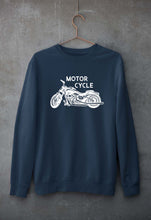 Load image into Gallery viewer, Motorcycle Unisex Sweatshirt for Men/Women-Navy Blue-Ektarfa.online