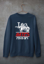 Load image into Gallery viewer, T-Rex Gym Funny Unisex Sweatshirt for Men/Women-Navy Blue-Ektarfa.online