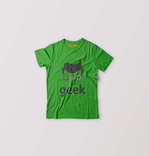 Load image into Gallery viewer, Geek Kids T-Shirt for Boy/Girl-Flag Green-Ektarfa.online