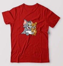 Load image into Gallery viewer, Tom and Jerry T-Shirt for Men-Red-Ektarfa.online