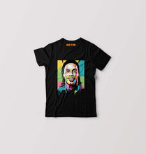 Load image into Gallery viewer, Ronaldinho Kids T-Shirt for Boy/Girl-Black-Ektarfa.online