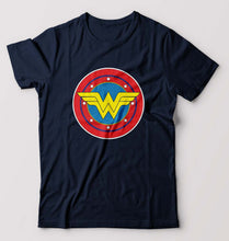 Load image into Gallery viewer, Wonder Woman Superhero T-Shirt for Men-Navy Blue-Ektarfa.online