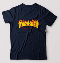 Load image into Gallery viewer, Thrasher T-Shirt for Men-Navy Blue-Ektarfa.online
