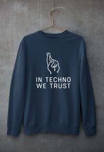 Load image into Gallery viewer, Techno Unisex Sweatshirt for Men/Women-Navy Blue-Ektarfa.online