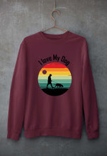 Load image into Gallery viewer, Love Dog Unisex Sweatshirt for Men/Women-Maroon-Ektarfa.online