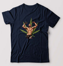 Load image into Gallery viewer, Nate Diaz UFC Weed T-Shirt for Men-Navy Blue-Ektarfa.online