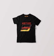 Load image into Gallery viewer, Sebastian Vettel F1 T-Shirt for Boy/Girl-Black-Ektarfa.online