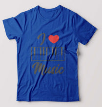 Load image into Gallery viewer, Love Music Piano T-Shirt for Men-Royal Blue-Ektarfa.online