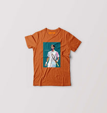 Load image into Gallery viewer, Novak Djokovic Tennis Kids T-Shirt for Boy/Girl-Orange-Ektarfa.online