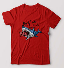 Load image into Gallery viewer, Shark T-Shirt for Men-Red-Ektarfa.online