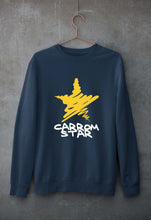 Load image into Gallery viewer, Carrom Star Unisex Sweatshirt for Men/Women-Navy Blue-Ektarfa.online