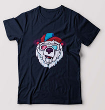 Load image into Gallery viewer, Bear T-Shirt for Men-Navy Blue-Ektarfa.online