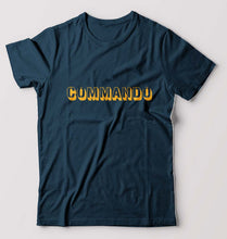 Load image into Gallery viewer, Commando T-Shirt for Men-Petrol Blue-Ektarfa.online
