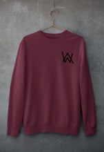 Load image into Gallery viewer, Alan Walker Logo Unisex Sweatshirt for Men/Women-Maroon-Ektarfa.online