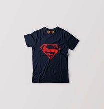Load image into Gallery viewer, Superman Superhero T-Shirt for Boy/Girl-Navy Blue-Ektarfa.online