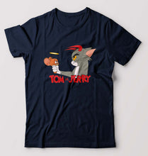 Load image into Gallery viewer, Tom and Jerry T-Shirt for Men-Navy Blue-Ektarfa.online