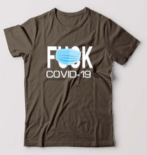 Load image into Gallery viewer, Covid 19 T-Shirt for Men-Olive Green-Ektarfa.online