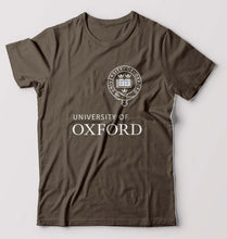 Load image into Gallery viewer, University of Oxford T-Shirt for Men-Olive Green-Ektarfa.online
