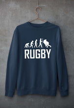 Load image into Gallery viewer, Rugby Evolution Unisex Sweatshirt for Men/Women-Navy Blue-Ektarfa.online