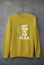 Load image into Gallery viewer, PUBG Keep Calm And Play Pubg Unisex Sweatshirt for Men/Women-Mustard Yellow-Ektarfa.online