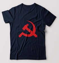 Load image into Gallery viewer, Communist party T-Shirt for Men-Navy Blue-Ektarfa.online