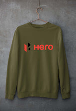 Load image into Gallery viewer, Hero MotoCorp Unisex Sweatshirt for Men/Women-Olive Green-Ektarfa.online