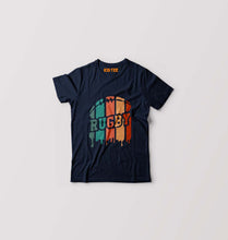 Load image into Gallery viewer, Rugby Kids T-Shirt for Boy/Girl-Navy Blue-Ektarfa.online
