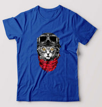 Load image into Gallery viewer, Cat T-Shirt for Men-Royal Blue-Ektarfa.online