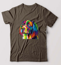 Load image into Gallery viewer, Dog T-Shirt for Men-Olive Green-Ektarfa.online