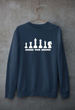 Load image into Gallery viewer, Chess Unisex Sweatshirt for Men/Women-Navy Blue-Ektarfa.online