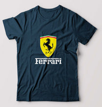 Load image into Gallery viewer, Ferrari T-Shirt for Men-Petrol Blue-Ektarfa.online