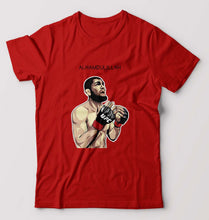 Load image into Gallery viewer, Khabib Nurmagomedov T-Shirt for Men-Red-Ektarfa.online
