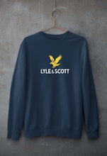 Load image into Gallery viewer, Lyle & Scott Unisex Sweatshirt for Men/Women-Navy Blue-Ektarfa.online