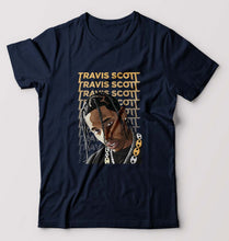 Load image into Gallery viewer, Travis Scott T-Shirt for Men-Navy Blue-Ektarfa.online